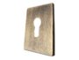 Bocchetta Rettangolare Foro Yale per Cilindro Europeo mm.62x82x5h varie finiture Fimet Maniglie - immagine 2